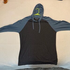 RVCA Blue/Grey Thin Summer Hoodie Size L
